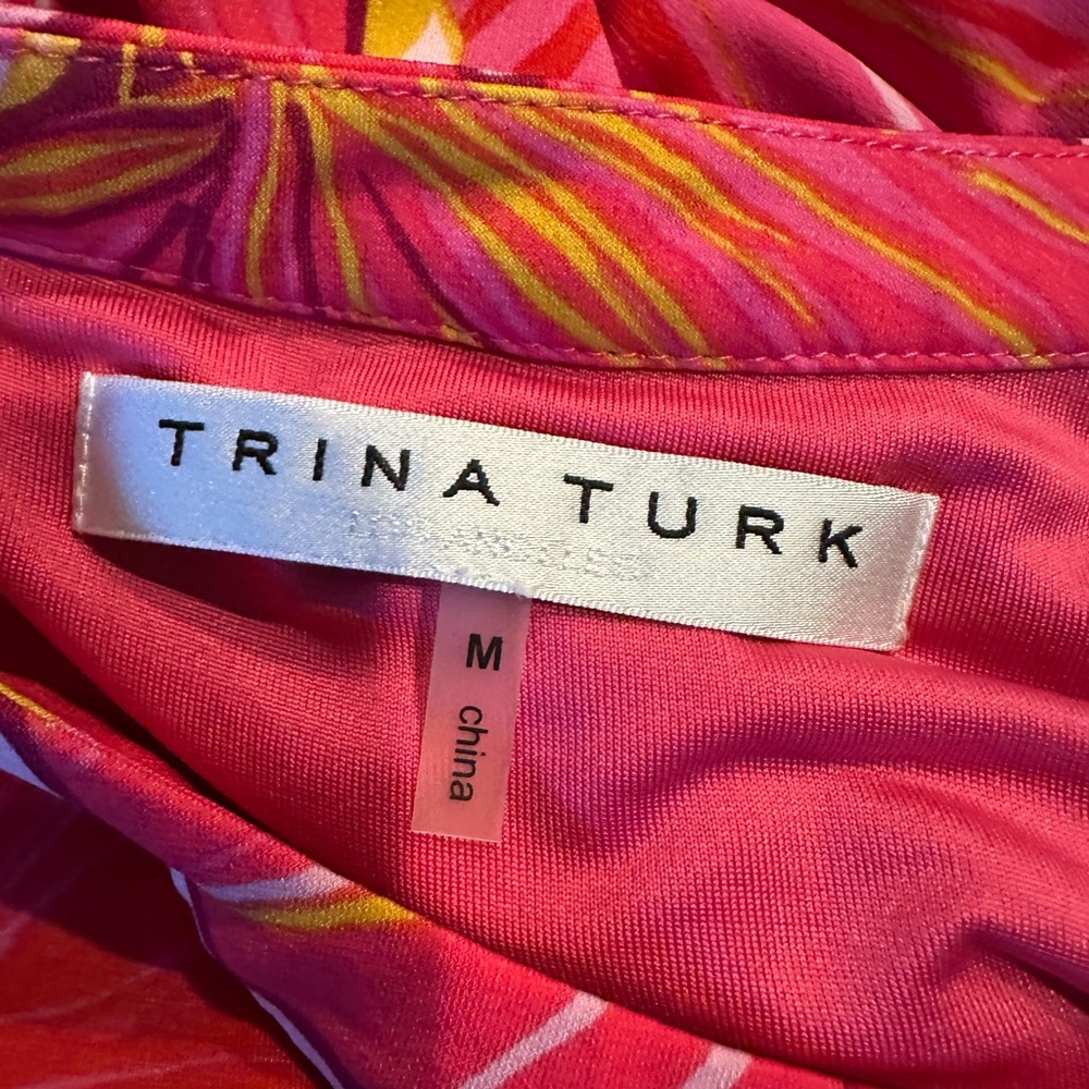 Trina Turk Pink Sleeveless Dress size M - Picture 6 of 8